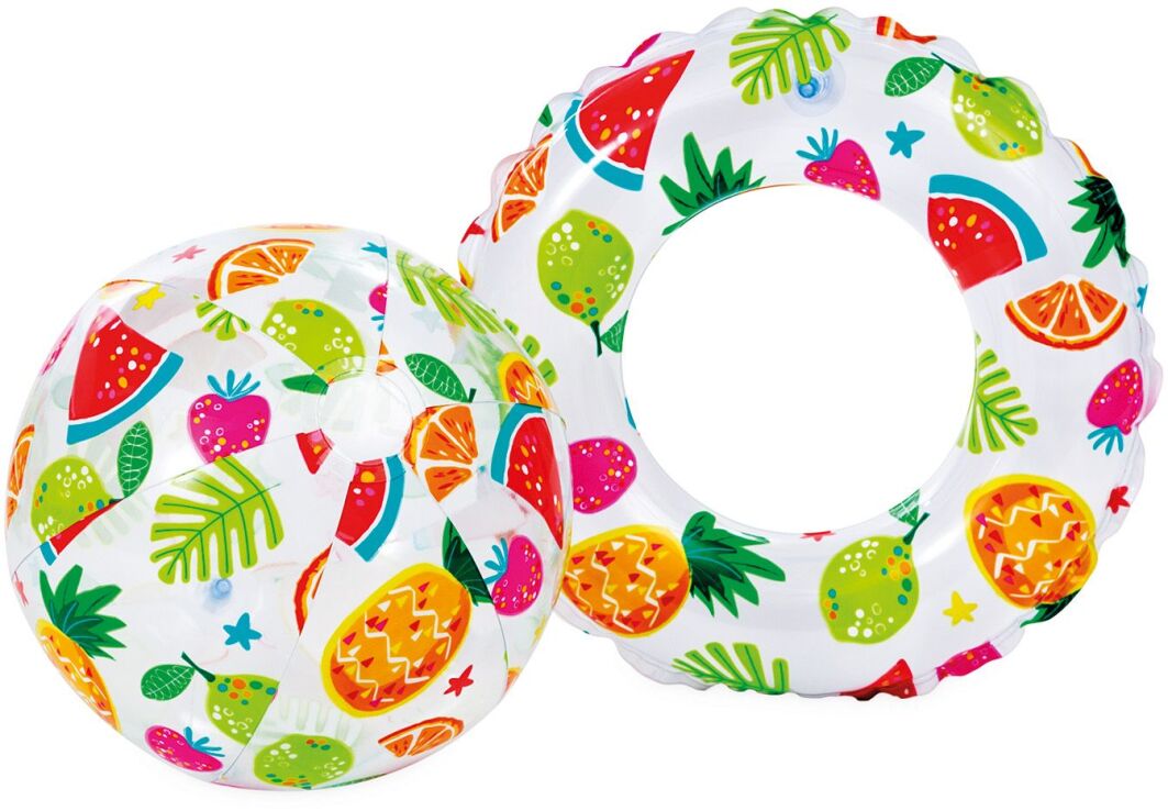 Intex Πισίνα Pineapple Splash Set Pool 132x28cm (59469NP) (1)