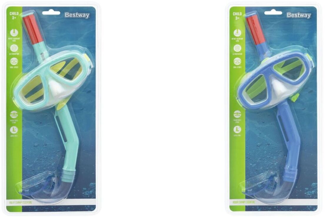 Bestway Σετ Μάσκα-Αναπνευστήρα Fundive- 2 Σχέδια (24018) (2)