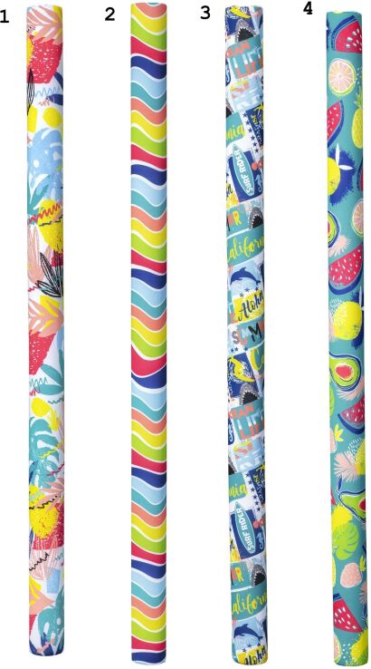 Bestway Sugarcoated Noodles H2OGO 122x6,5cm-4 Σχέδια (32217) (1)