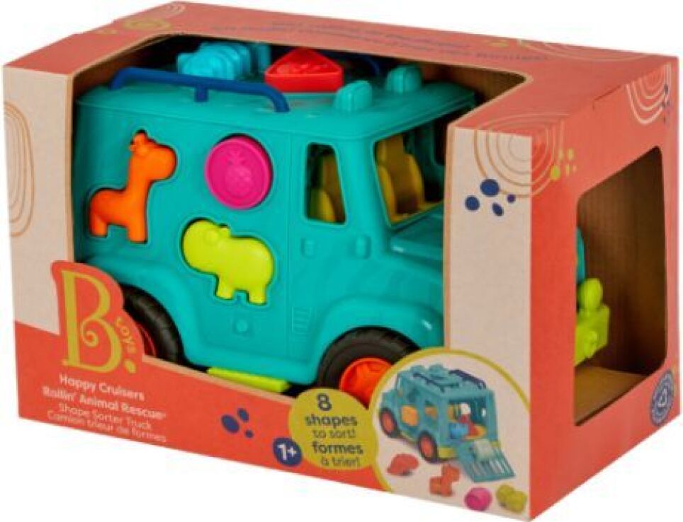 B.Toys Σετ Όχημα Shape Sorter Truck (BX2024C2Z) (1)
