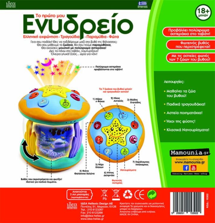 Ιδέα Ενυδρείο Περιστρεφόμενο (15302) (1)