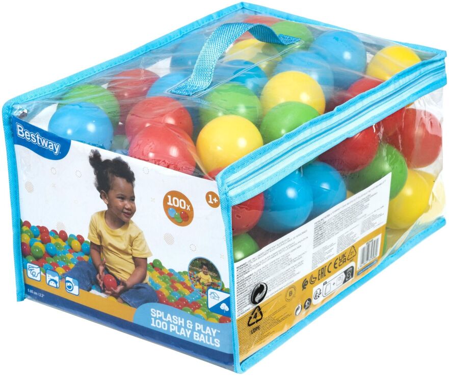 Bestway Μπάλες Splash & Play 100τμχ. (52648) (0)