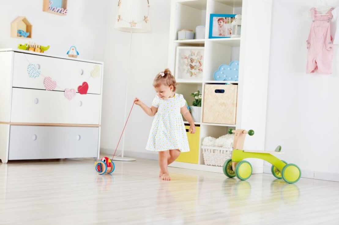 Hape Push & Pull Ξύλινο Συρόμενο Πουλάκι (E0360) (3)