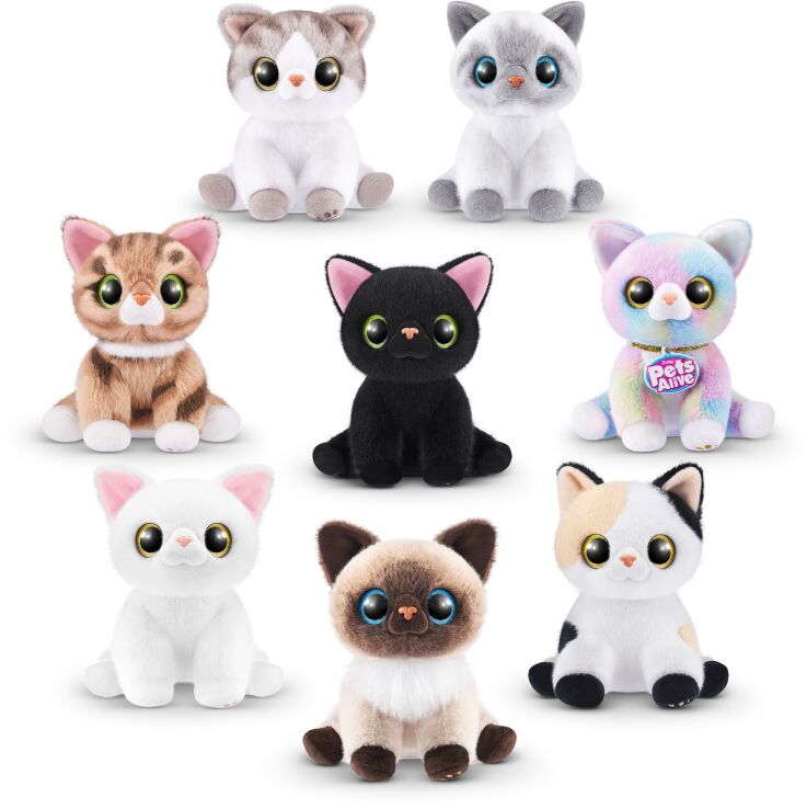Zuru Λούτρινο Pets Alive Smitten Kittens-8 Σχέδια-1Τμχ (9541) (1)