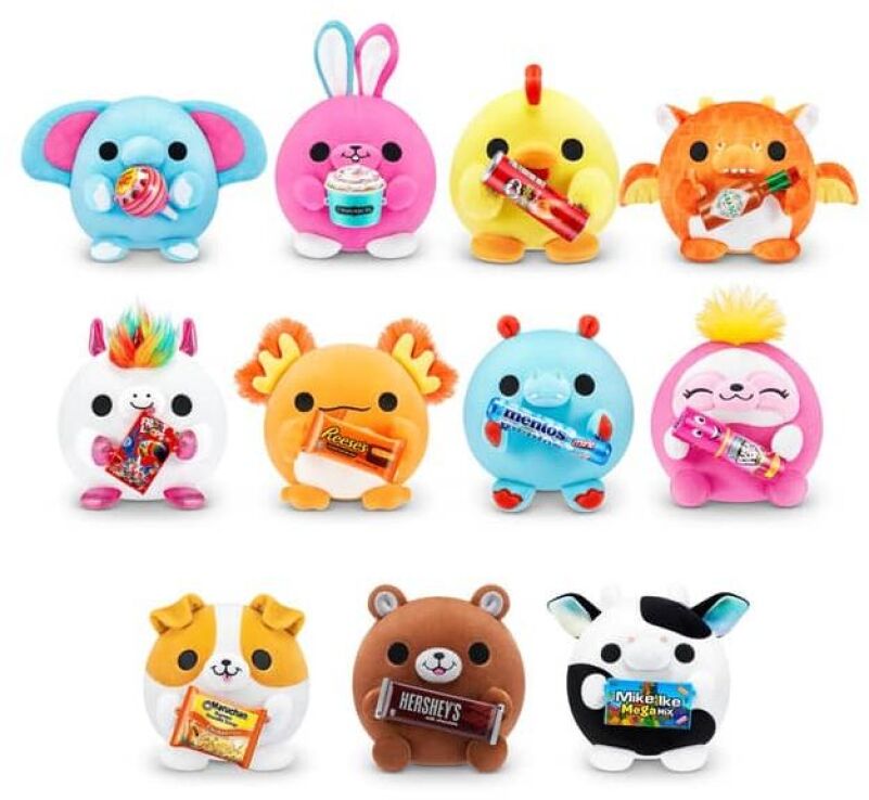Zuru Λούτρινο Snackles Surprise Series 1-11 Σχέδια-1Τμχ (77510SK) (1)