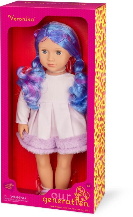 Our Generation Κούκλα Veronica w/Multi Colored Hair (BD31427Z) (1)
