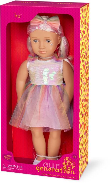 Our Generation Κούκλα Iris With Unicorn Outfit (BD31503Z) (1)