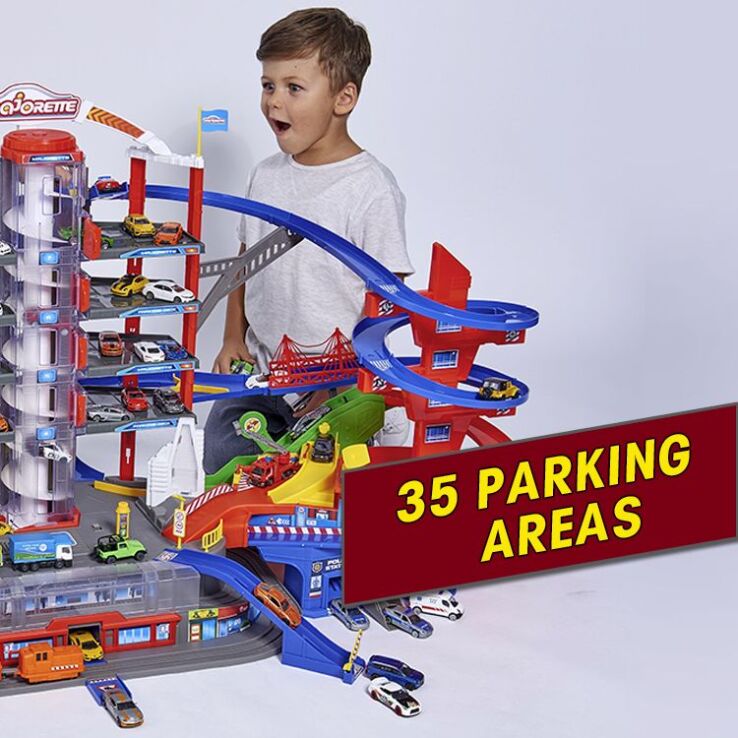 Dickie Majorette Γκαράζ City 7 Levels & Οχήματα (212059989) (3)