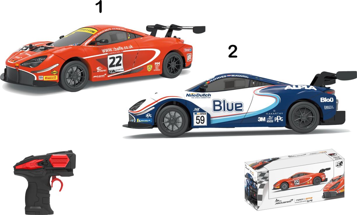 BW Τηλεκατευθυνόμενο Αυτοκίνητο Racer McLaren 720S GT3 1:24-2 Σχέδια (6824M) (0)