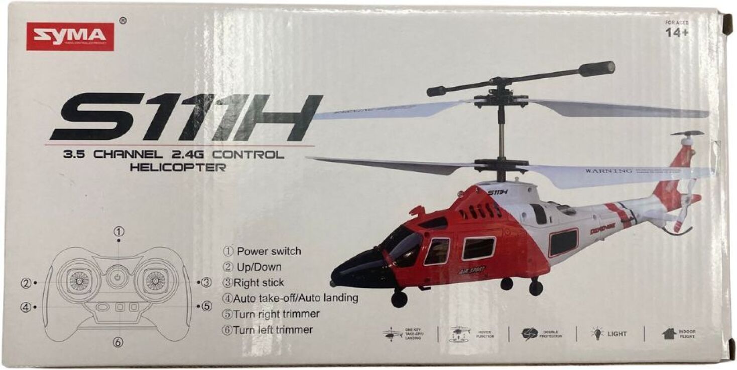 BW Τηλεκατευθυνόμενο Syma Ελικόπτερο S111H 3.5CH (S111H) (1)
