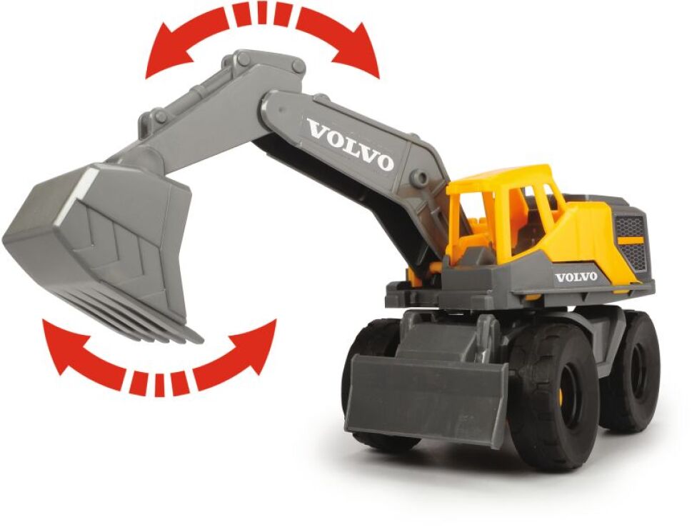 Dickie F/W Σετ Όχημα Mack/Volvo Heavy Loader Truck+2 Αυτοκίνητα 70cm (203729012) (2)
