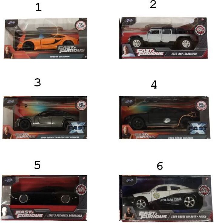 Jada Fast & Furious Όχημα 1:32-6 Σχέδια (253202000) (1)