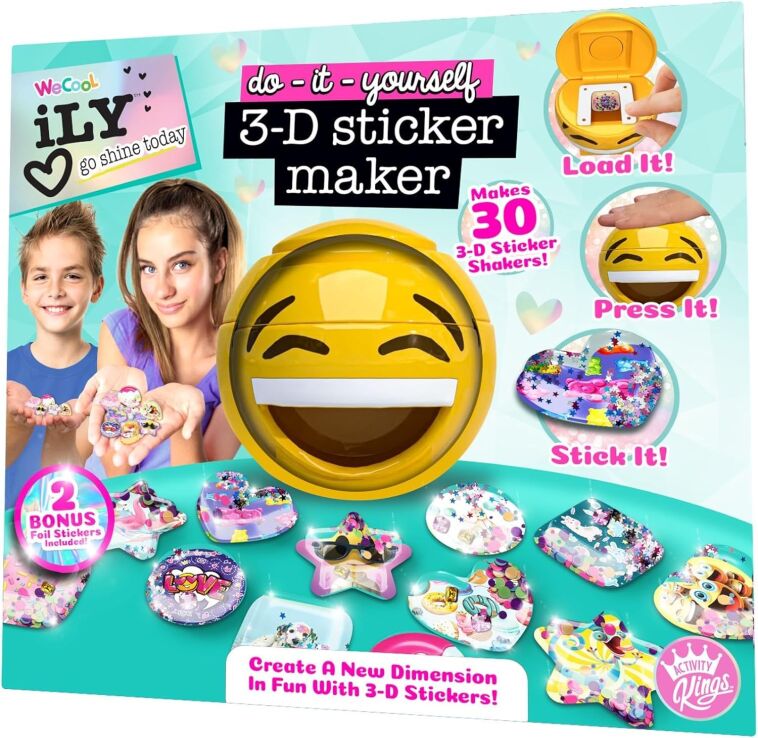 WT Ily Go Shine Today 3D Sticker Maker (112665) (0)