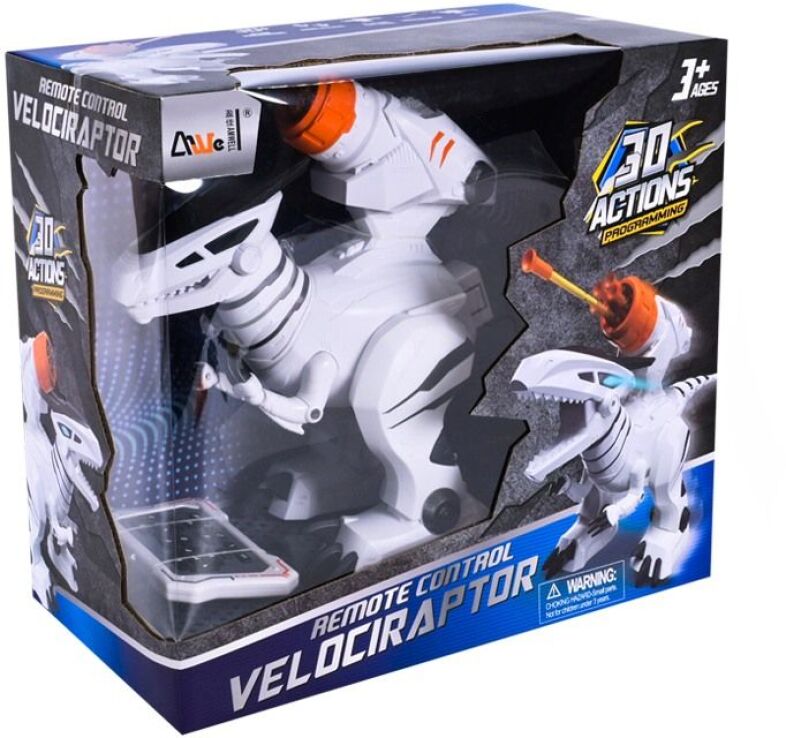 BW Robot Dinosaur Velociraptor With Light & Sound (8808) (1)