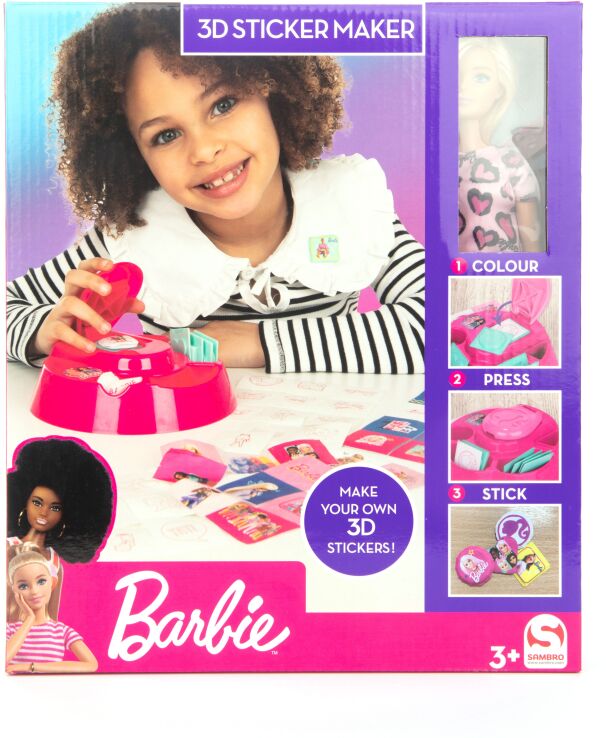 Sambro Barbie 3D Sticker Creator With Doll (BRB-4930-FO) (0)