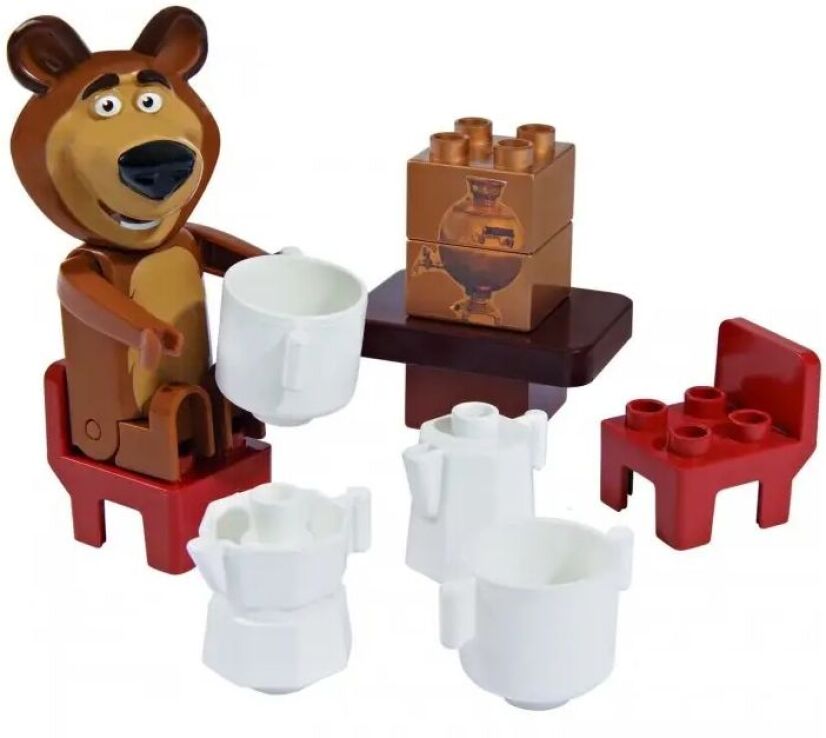 PlayBIG Bloxx Masha & The Bear Starter Set-4 Σχέδια (800057090) (0)