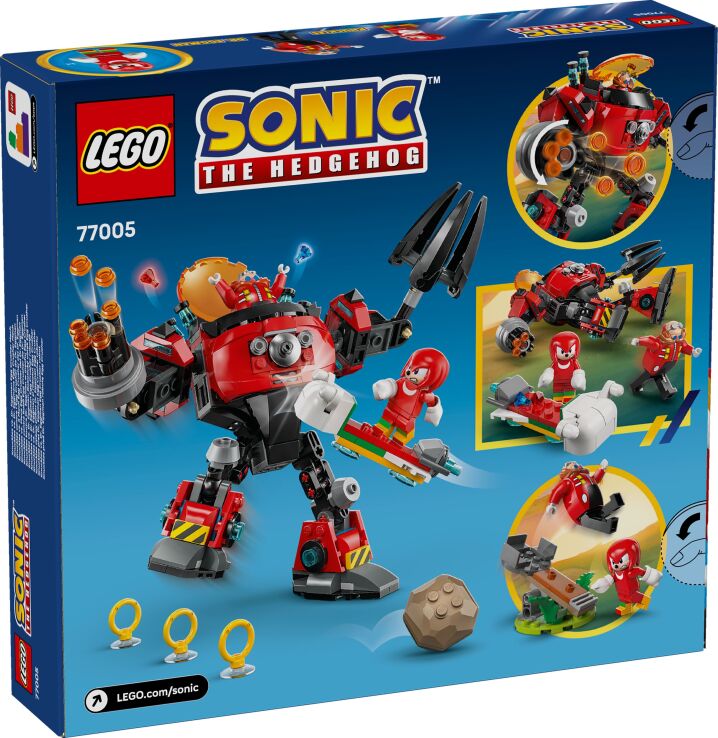 LEGO Sonic The Hedgehog Knuckles vs. Dr. Eggman Egg Crusher Mech (77005) (10)