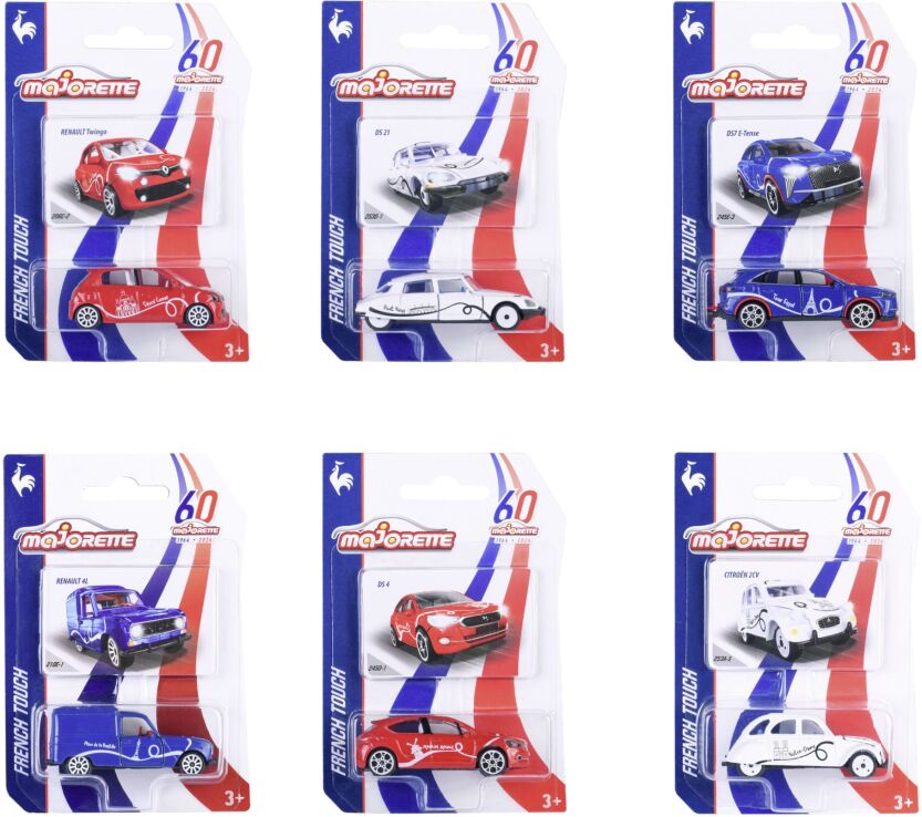 Majorette D/C Οχήματα Premium French Touch 7.5cm-6 Σχέδια (212055011) (2)