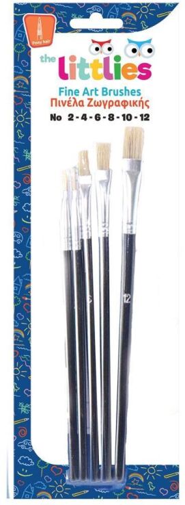 The Littlies Πινέλα Πλακέ 2-4-6-8-10-12 (0646701) (0)