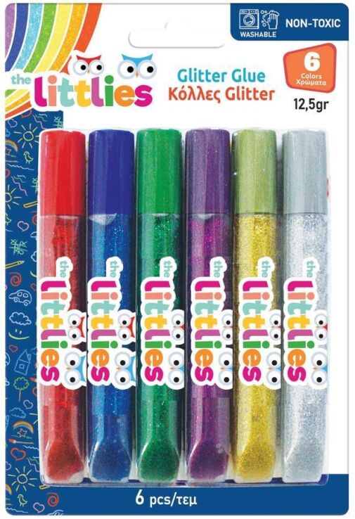 The Littlies Κόλλες Glitter 6 Χρώματα-12gr (0646026) (0)
