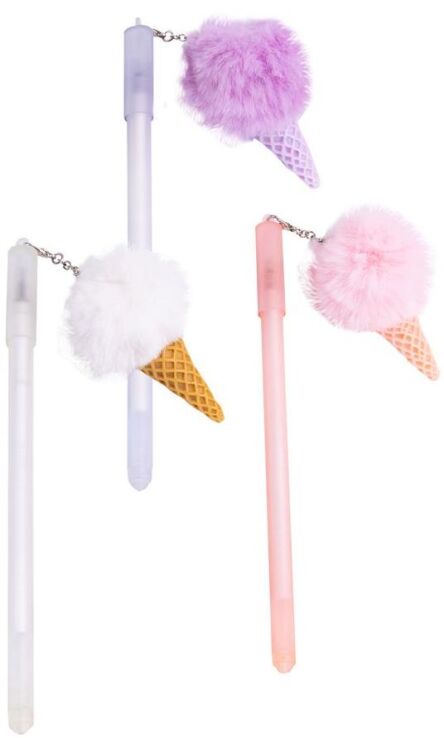 The Littlies Στυλό Πομ Πομ Παγωτό-3 Σχέδια (646766) (0)