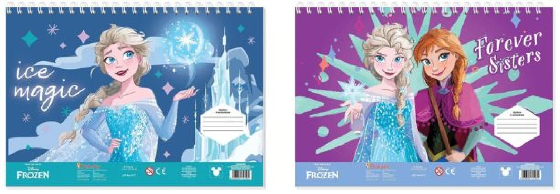 Frozen II Μπλοκ Ζωγραφικής 23X33 40 Φύλλων Με Στένσι-2 Σχέδια-1Τμχ (000564985) (0)