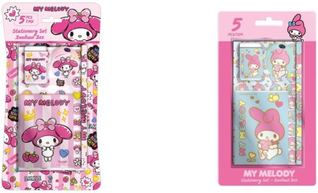 My Melody Σχολικό Σετ 5Τμχ-2 Σχέδια-1Τμχ (000490289) (0)