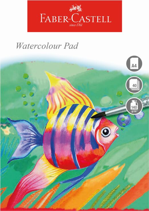Faber Castell Μπλοκ Ακουαρέλας Α4 40 Φύλλων 140gr (12311239) (0)