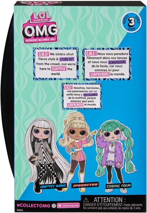 L.O.L Surprise Omg  Κούκλα-Groovy Babe (88573EUC) (4)