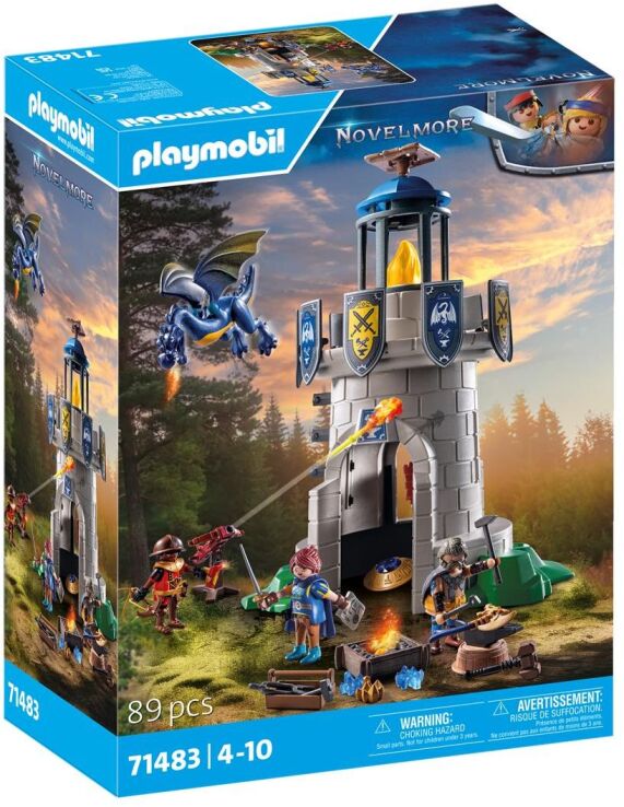 Playmobil Novelmore Πύργος Ιπποτών Με Δράκο Και Σιδηρουργό (71483) (1)