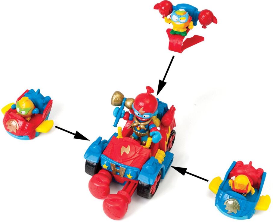 Superzings Με 4 Φιγούρες Balloon Boxer (1013-62112) (2)