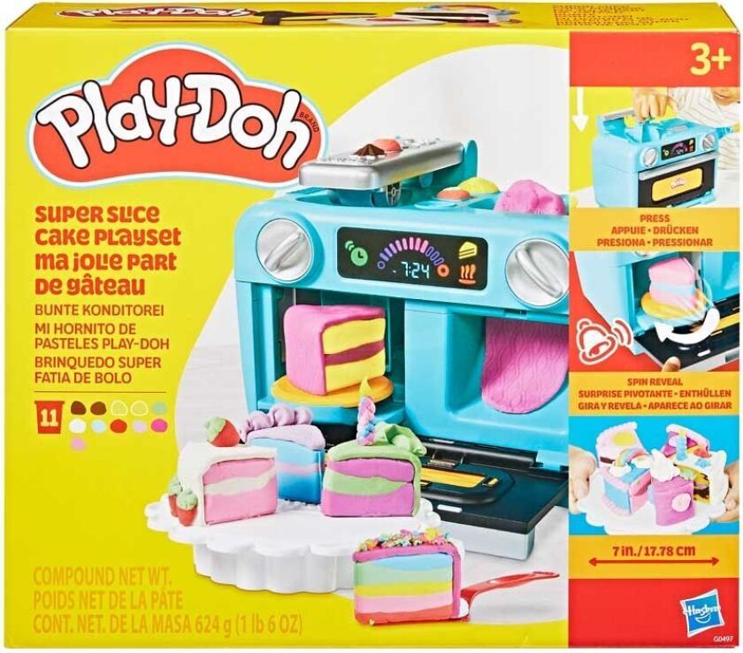 Playdoh Super Slice Cake Playset (G0497) (1)