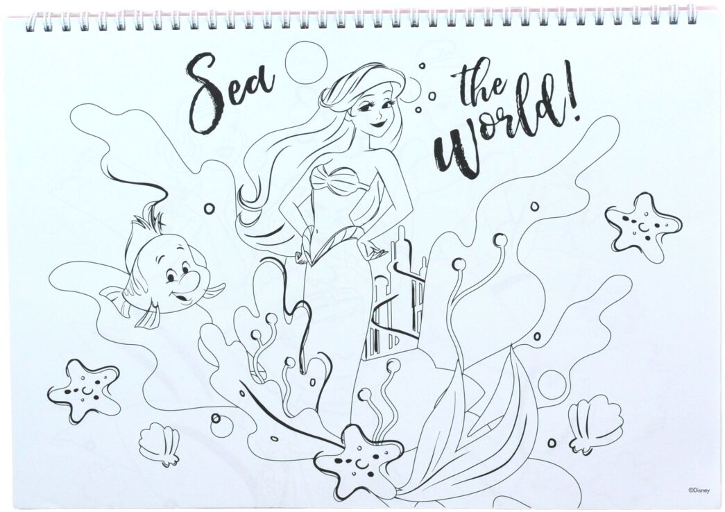 Princess Μπλοκ Ζωγραφικής Α4 Και Stickers (331-56416) (2)