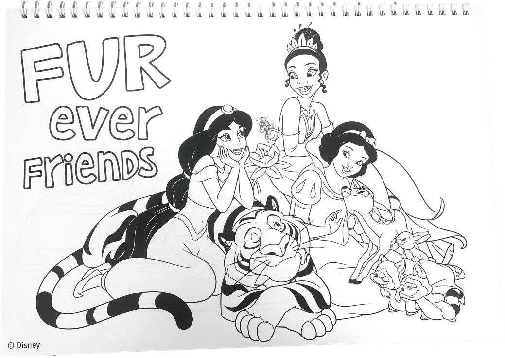 Princess Μπλοκ Ζωγραφικής Α4 Και Stickers (331-56416) (3)