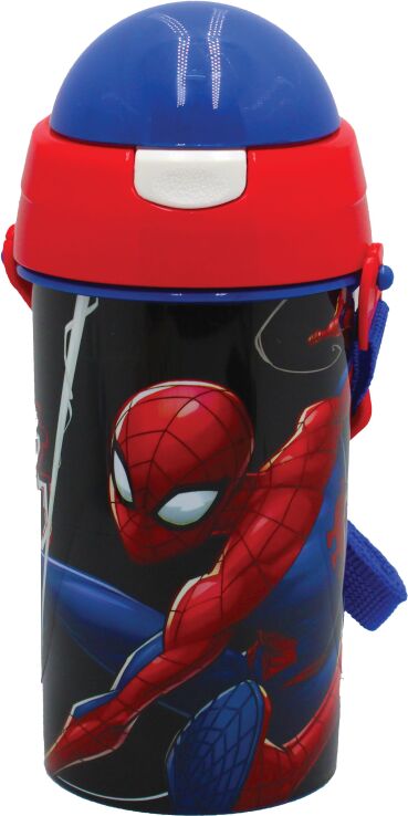 GIM Παγούρι PP Spiderman 500ml-2 Σχέδια (557-02209) (0)