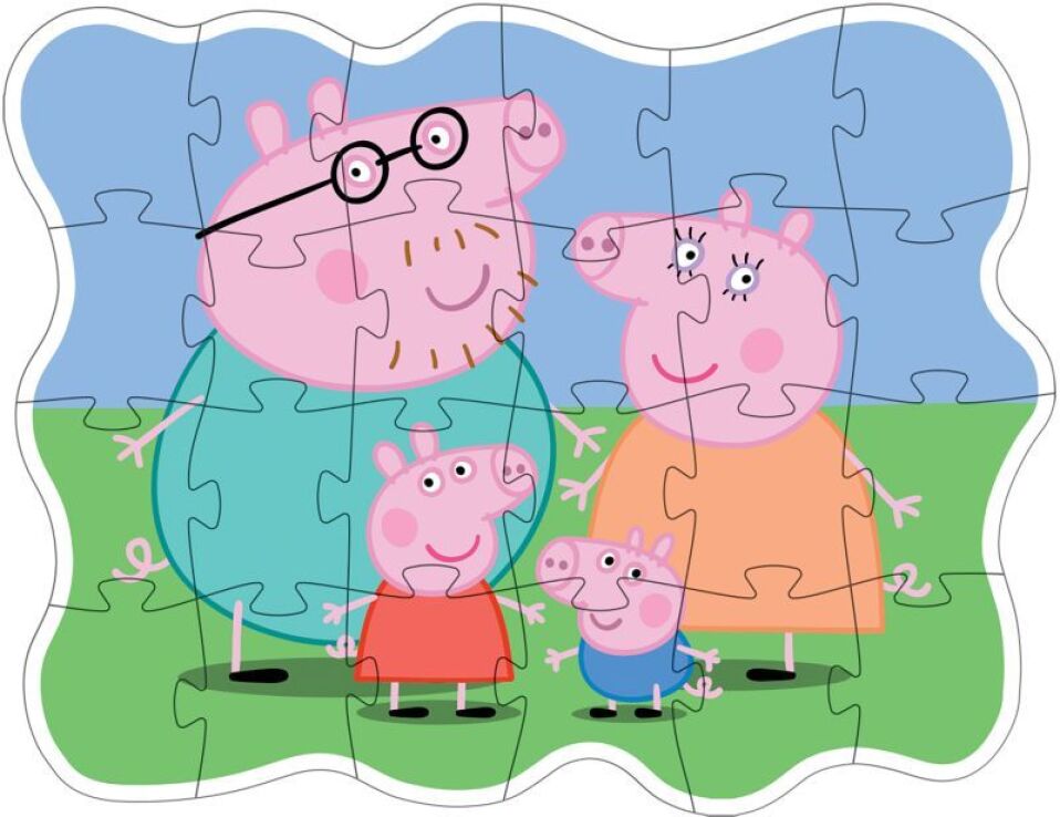 BRT Peppa Pig & Family Deco Παζλ 24τμχ (8951) (1)