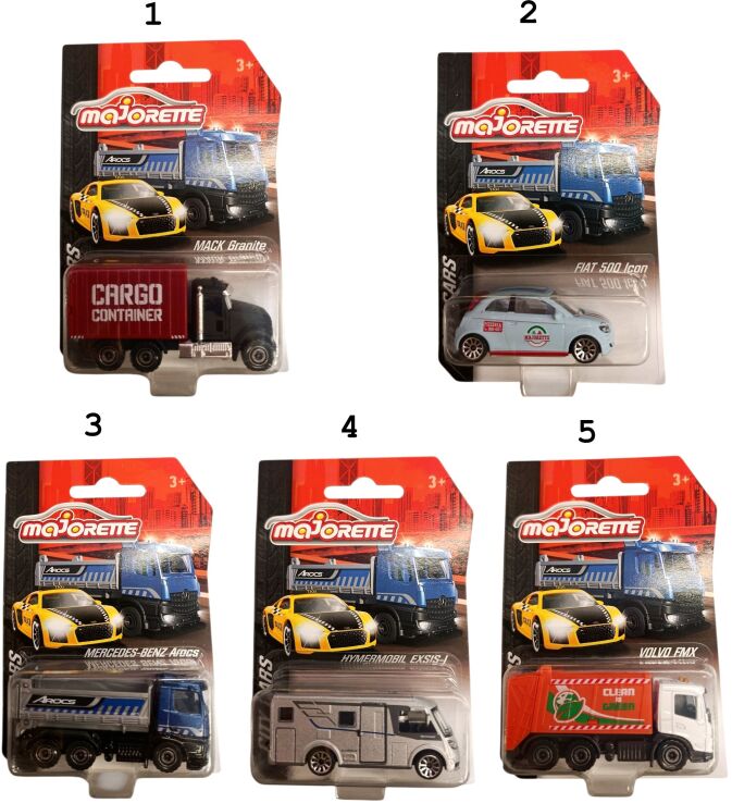 Majorette D/C Οχήματα Πόλης 7.5cm-5 Σχέδια  (212057500) (1)