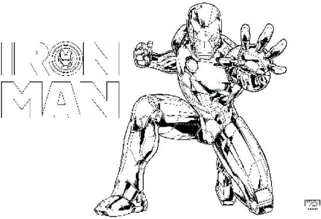 Iron Man Μπλοκ Ζωγραφικής 23x33 40 Φύλλων Με Αυτοκόλλητα Στένσιλ-2 Σχέδια-1 Τμχ (000506304) (3)