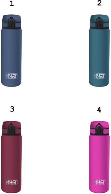 Must Παγούρι Ανοξείδωτο 600ml-4 Σχέδια (000587482) (1)
