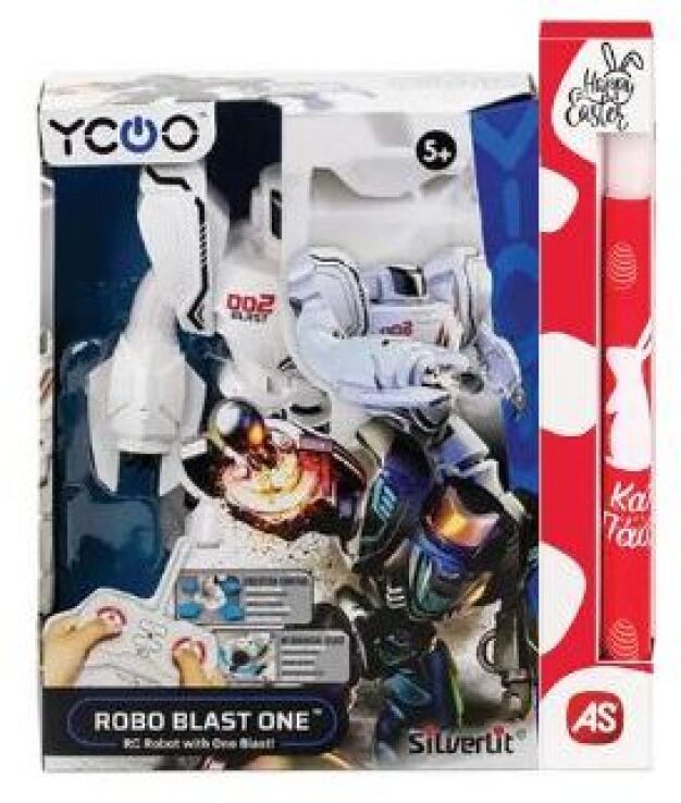 Λαμπάδα Silverit Τηλεκατευθυνόμενο Robot Robo Blast One-2 Σχέδια (7530-88589) (0)