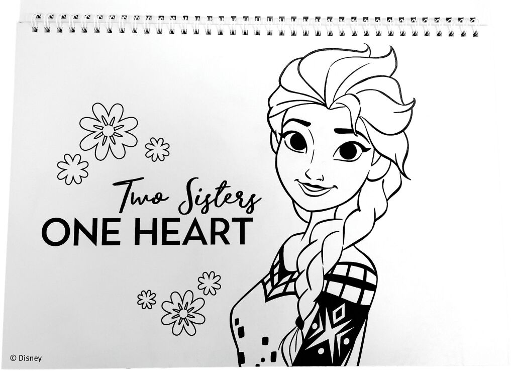 Frozen Μπλοκ Ζωγραφικής Α4+Stickers (341-73416) (2)