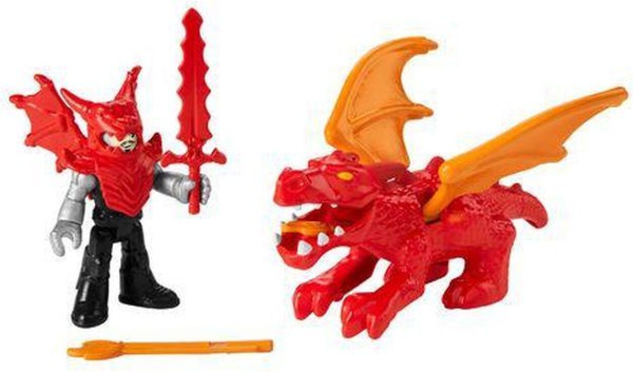 Fisher Price Imaginext-Φιγούρες Ιππότες Με Αξεσουάρ-3 Σχέδια (HCG63) (3)