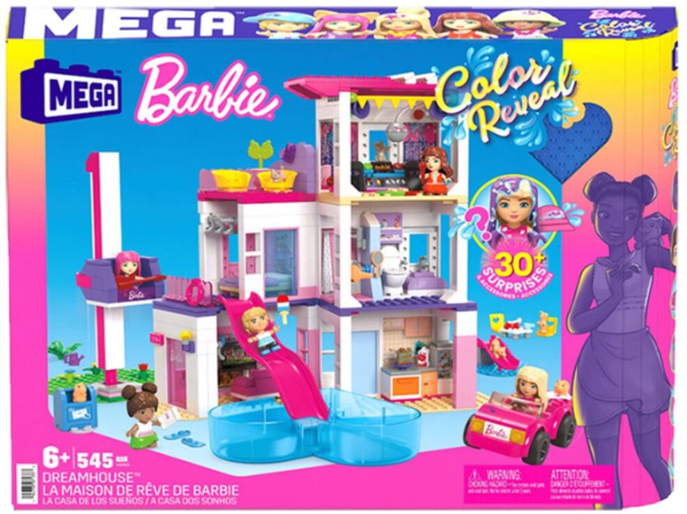F.P. Mega Bloks Barbie Color Reveal Dreamhouse (HHM01) (1)