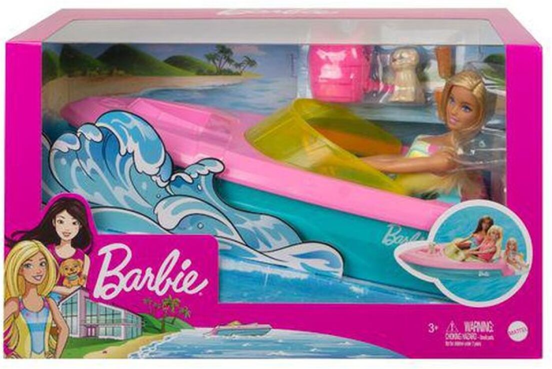 Barbie Σκάφος & Κούκλα (GRG30) (1)