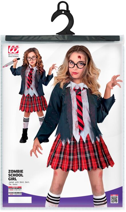 WM Στολή Παιδική Zombie Μαθήτρια No 8-10 (27507) (1)