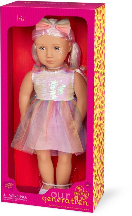 Our Generation Κούκλα Iris With Unicorn Outfit (BD31503Z) (1)