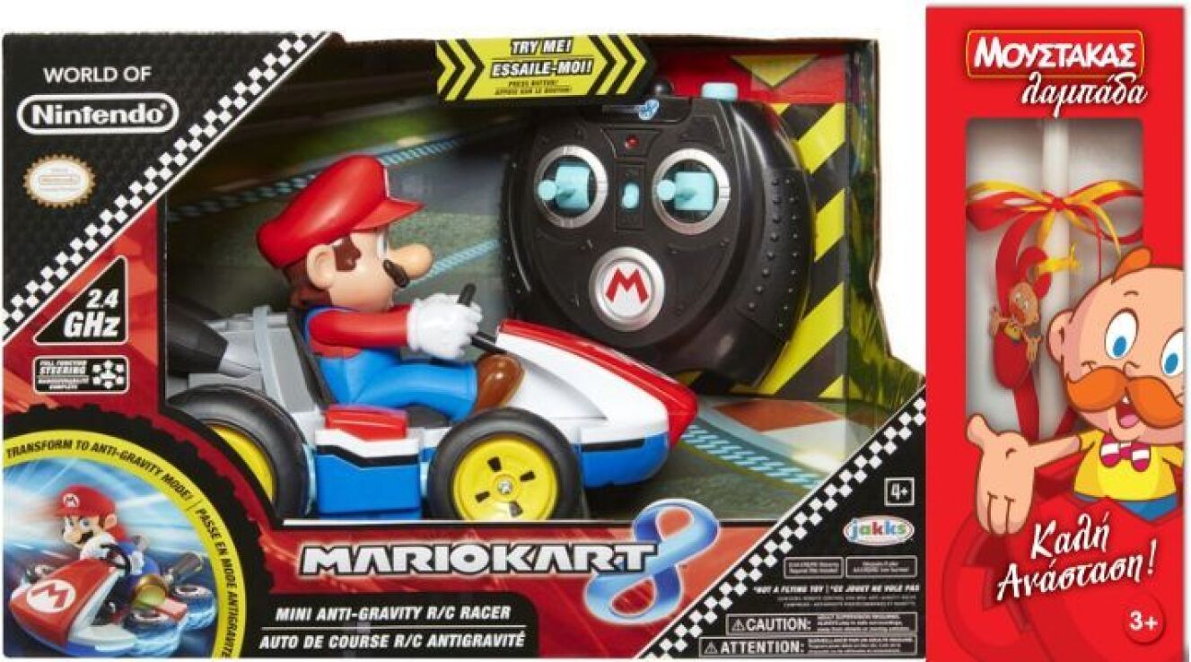 Λαμπάδα Jakks Pacific Mini RC Racer Nintendo Super Mariokart (02497) (0)
