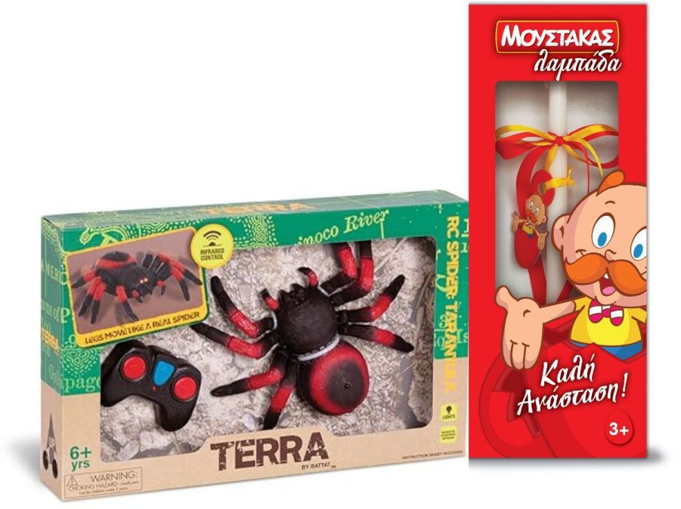 Λαμπάδα Terra Τηλεκατευθυνόμενο Spider-Red (AN2842Z) (0)