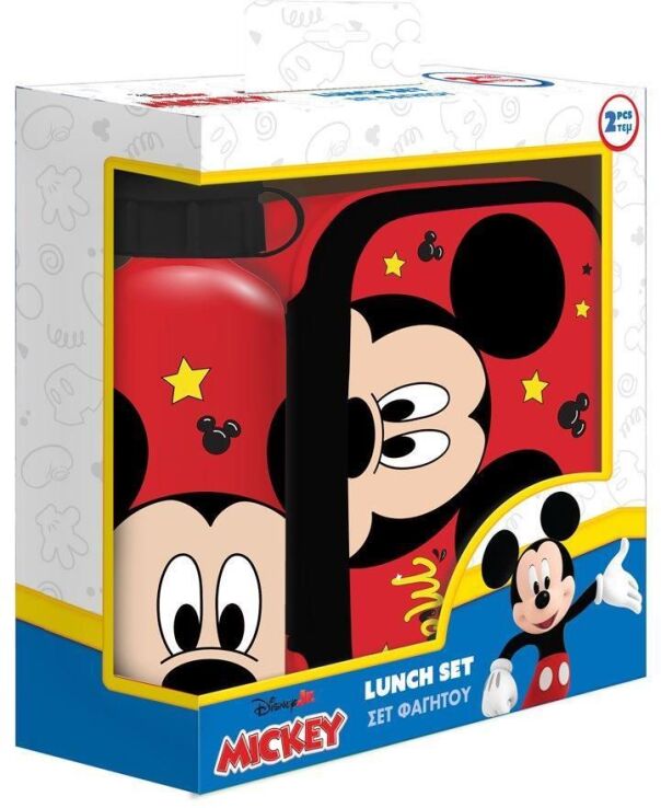 Mickey Φαγητοδοχείο-Παγούρι Αλουμινίου Σετ-2 Σχέδια (000564930) (0)