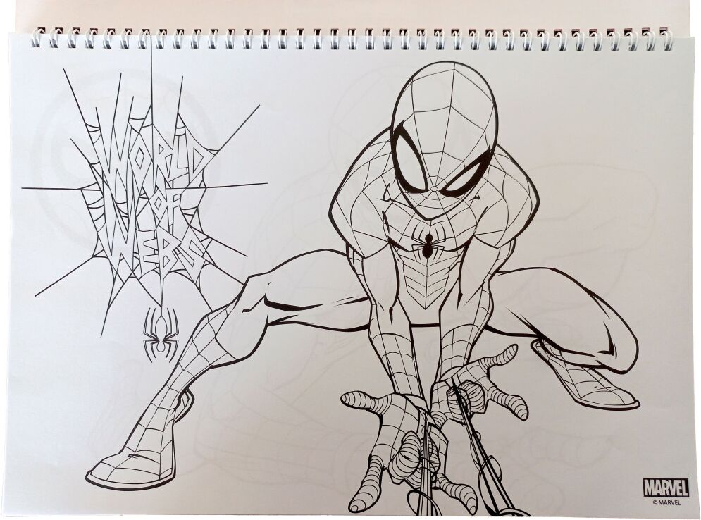 Spiderman Amazing 2 Μπλοκ Ζωγραφικής Α4+Stickers-40 Φύλλα (337-08416) (2)